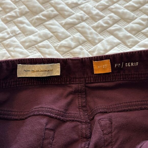 (BOGO FREE) Anthropologie Pilcro and the Letterpress Serif Cord Leggings Sz 27 - Picture 5 of 5